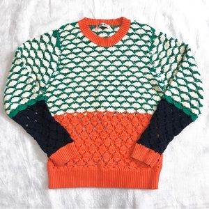 💋SOLD💋 Crochet colorblock sweater